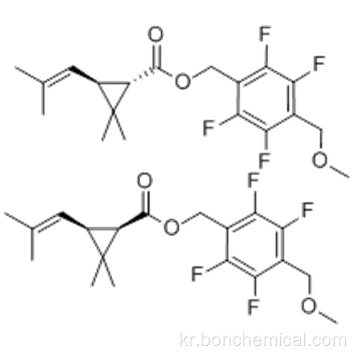 시클로 프로판 카르 복실 산, 2,2- 디메틸 -3- (2- 메틸 -1- 프로판 -1- 일)-, [2,3,5,6- 테트라 플루오로 -4- (메 톡시 메틸) 페닐] 메틸 에스테르 CAS 271241-14- 6